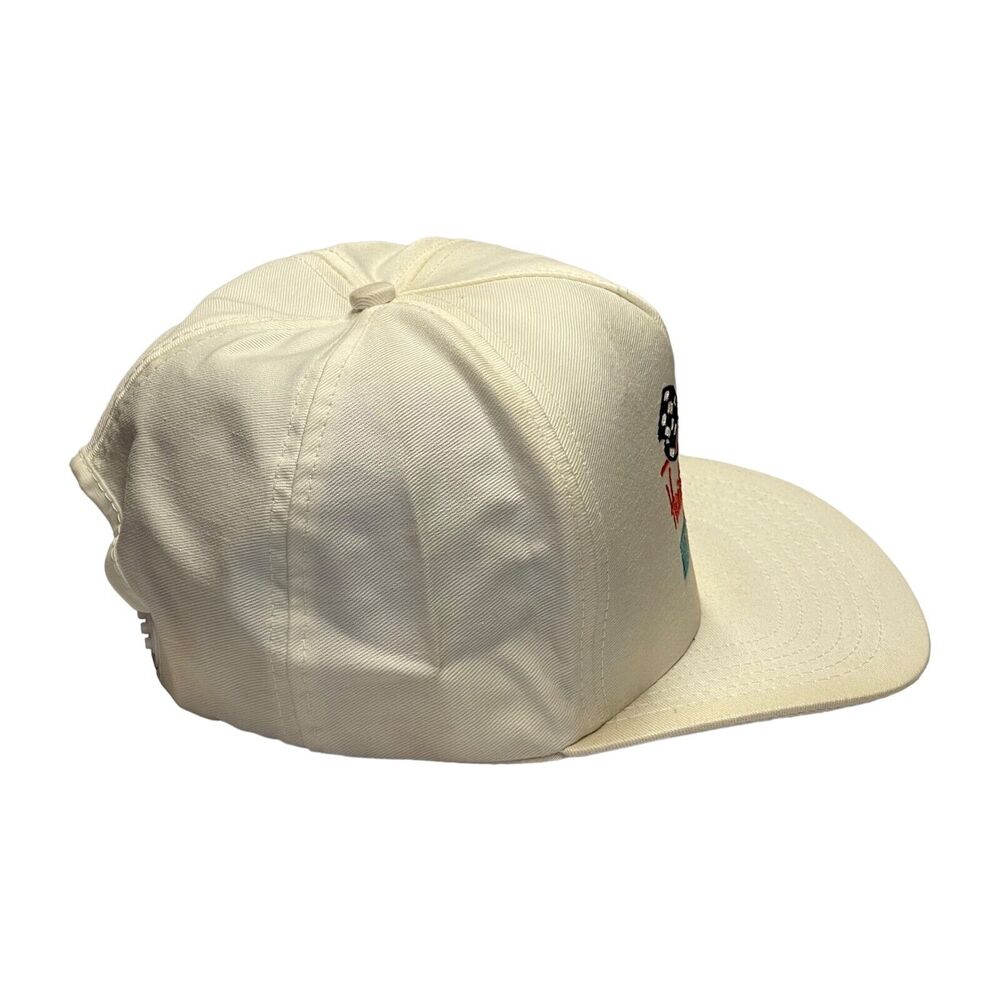 Vintage White Embroidered Nascar Heilig Meyers Racing Snapback Hat Made in USA - Picture 3 of 7